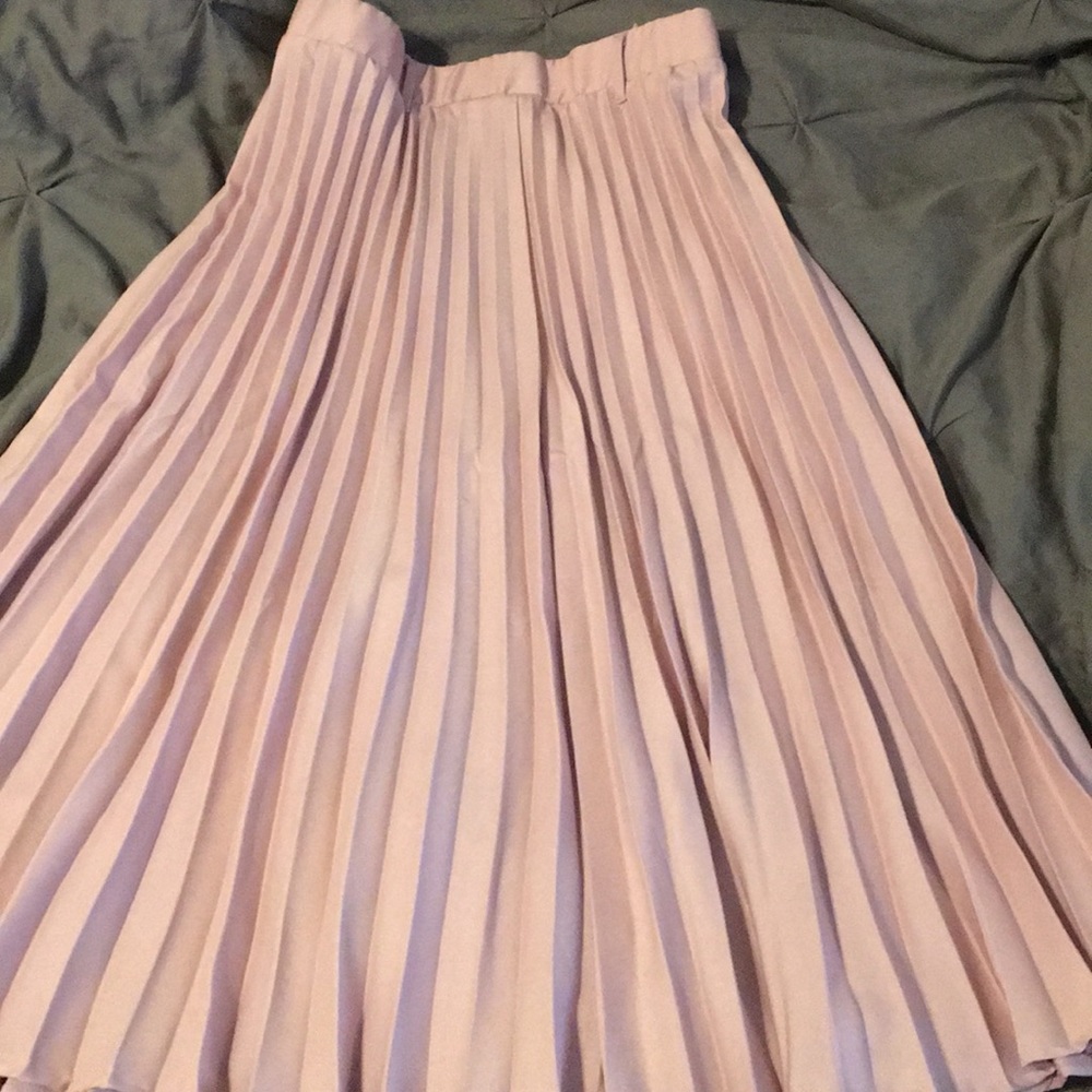 Light purple long skirt